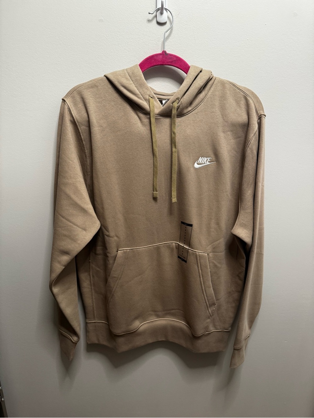 NWT Nike Men’s Tan Pullover Hoodie